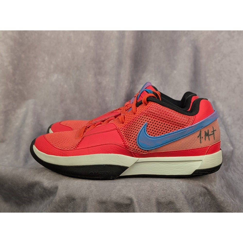 Nike Ja 1 Hunger Red Blue Basketball Shoes DR8785-800 Mens 9.5